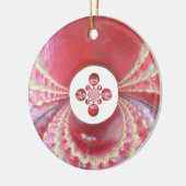 Pitch Kaleidoscope: Cricketballen Het hart van het Keramisch Ornament (Links)