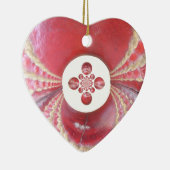 Pitch Kaleidoscope: Cricketballen Het hart van het Keramisch Ornament (Rechts)