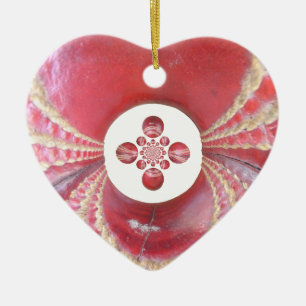 Pitch Kaleidoscope: Cricketballen Het hart van het Keramisch Ornament