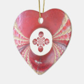 Pitch Kaleidoscope: Cricketballen Het hart van het Keramisch Ornament (Links)