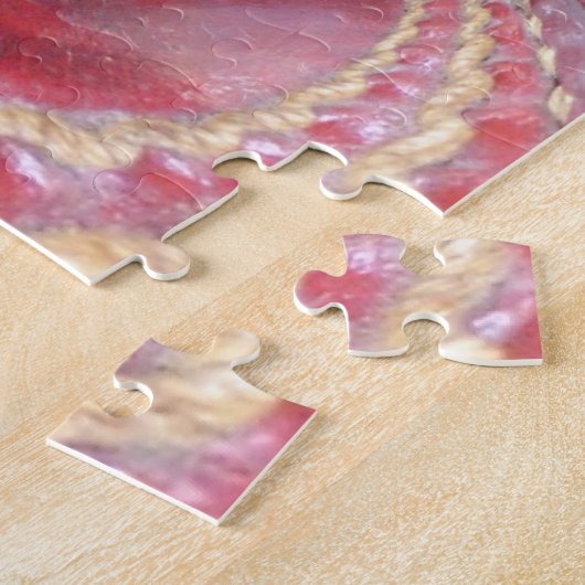 Pitch Kaleidoscope: Cricketballen Het hart van het Legpuzzel (Zijkant)