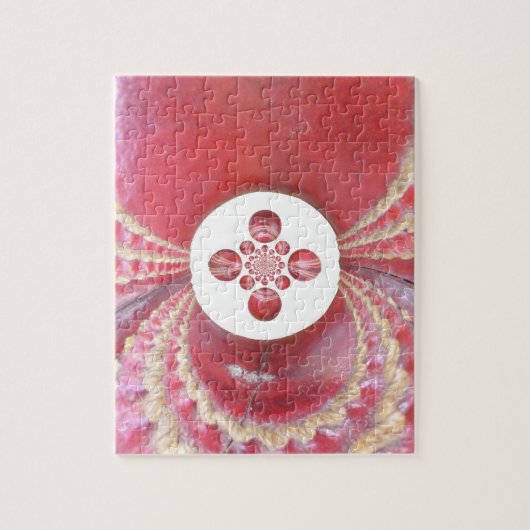 Pitch Kaleidoscope: Cricketballen Het hart van het Legpuzzel (Verticaal)