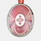 Pitch Kaleidoscope: Cricketballen Het hart van het Metalen Ornament (Links)