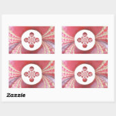 Pitch Kaleidoscope: Cricketballen Het hart van het Rechthoekige Sticker (Vel)