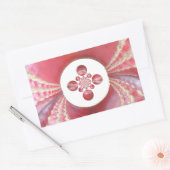 Pitch Kaleidoscope: Cricketballen Het hart van het Rechthoekige Sticker (Envelop)