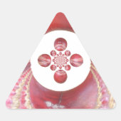 Pitch Kaleidoscope: Cricketballen Het hart van het Sticker (Voorkant)