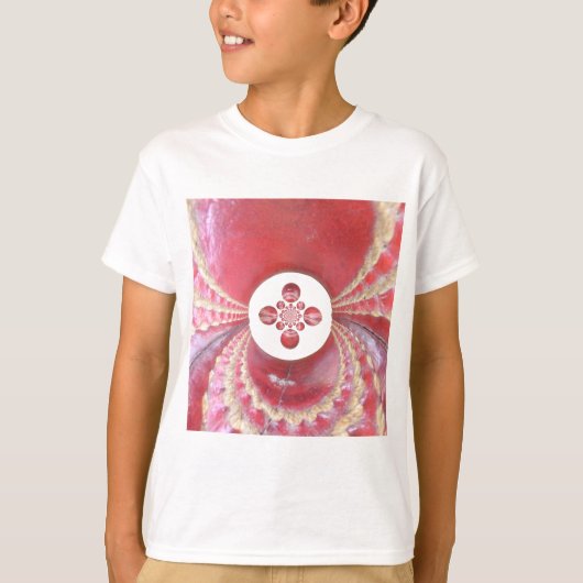 Pitch Kaleidoscope: Cricketballen Het hart van het T-shirt (Voorkant)
