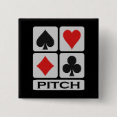 Pitch-knop Vierkante Button 5,1 Cm (Voorkant)