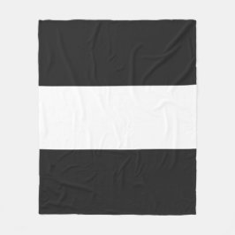 Pitch Pastel & Soft White Bar-ontwerp Fleece Deken