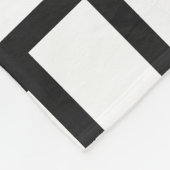 Pitch Pastel & Wit Weefsel Design Fleece Deken (Hoek)