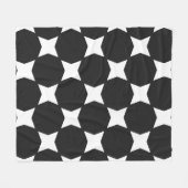 Pitch Pastel & Witte Ster Patroon Design Fleece Deken (Voorkant (Horizontaal))