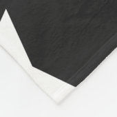 Pitch Pastel & Witte Ster Patroon Design Fleece Deken (Hoek)