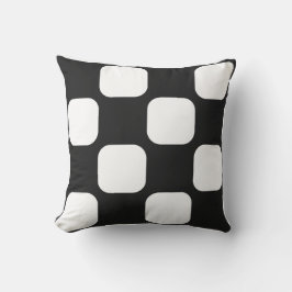 Pitch Pastel & Witte Zachte Vierkant Patroon Desig Kussen