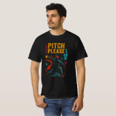 Pitch Please – Neon Graffiti Baseball T-shirt (Voorkant volledig)
