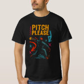 Pitch Please – Neon Graffiti Baseball T-shirt (Voorkant)