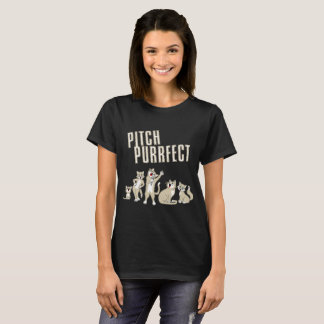 Pitch Purrfect Funny Singing Cats Movie Parody T-shirt