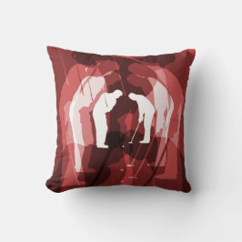 Pitch & Putt Abstract Golfthema Pillow 5 Kussen