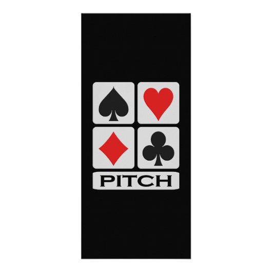 Pitch-rackkaart Reclamekaart (Voorkant)