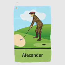 Pitch Shot door paniekzaaier Duffer Golfhanddoek