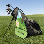 Pitch Shot door paniekzaaier Duffer Golfhanddoek (Groen)