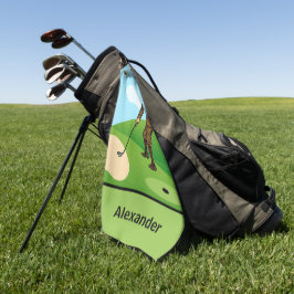 Pitch Shot door paniekzaaier Duffer Golfhanddoek