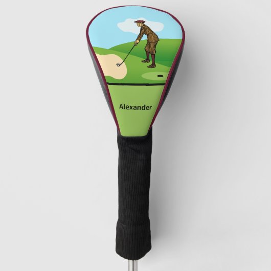 Pitch Shot door paniekzaaier Duffer Golfheadcover (Voorkant)