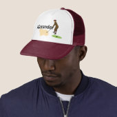 Pitch Shot door Panische Duffer Golf Trucker Pet (In situ)