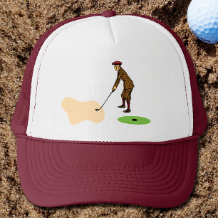 Pitch Shot door Panische Duffer Golf Trucker Pet