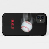 Pitch the Ball Baseball Persoonlijk Case-Mate iPhone Case (Achterkant (horizontaal))