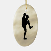 Pitcher-brandei van honkbalspeler keramisch ornament (Rechts)