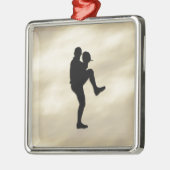 Pitcher-brandei van honkbalspeler metalen ornament (Links)