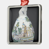 Pitcher die de bouw van een metalen ornament (Links)