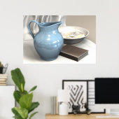 Pitcher en Basin Poster (Thuiskantoor)