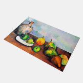 Pitcher en Fruit, Paul Cezanne Deurmat (Schuin)