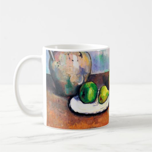 Pitcher en Fruit, Paul Cezanne Koffiemok (Links)