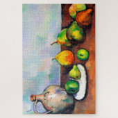 Pitcher en Fruit, Paul Cezanne Legpuzzel (Verticaal)