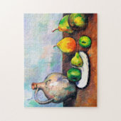 Pitcher en Fruit, Paul Cezanne Legpuzzel (Verticaal)