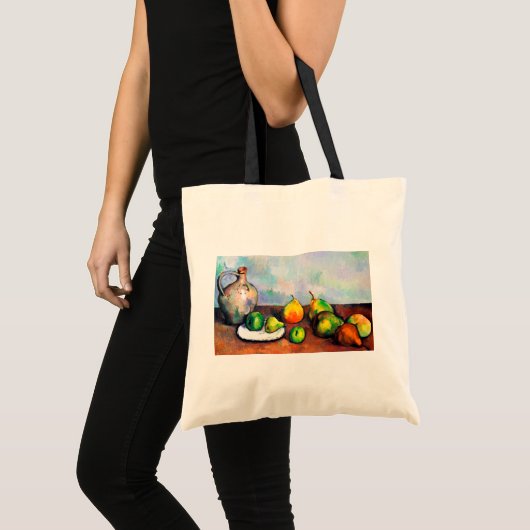 Pitcher en Fruit, Paul Cezanne Tote Bag (Voorkant (product))