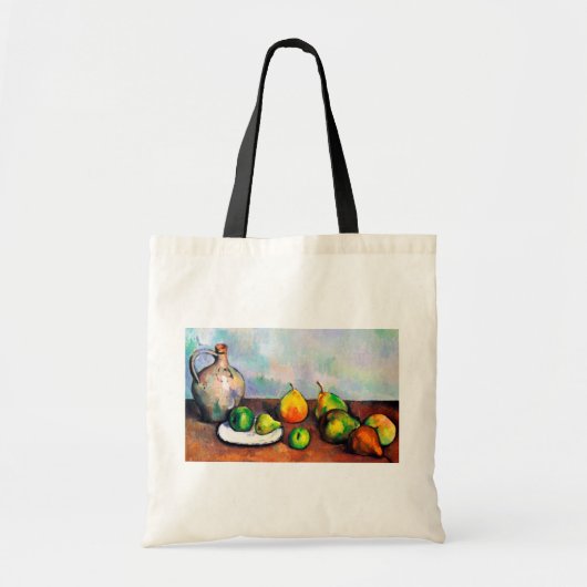 Pitcher en Fruit, Paul Cezanne Tote Bag (Voorkant)