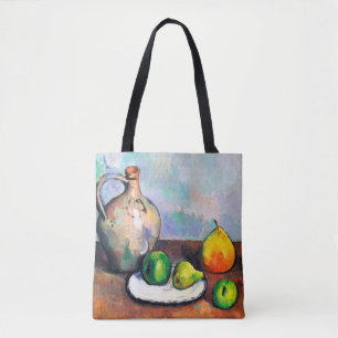 Pitcher en Fruit, Paul Cezanne Tote Bag