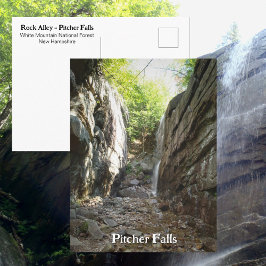 Pitcher Falls Rock Alley White Mountains NH Briefkaart
