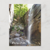 Pitcher Falls White Mountains New Hampshire Foto Briefkaart (Voorkant)