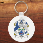 Pitcher Family Crest Sleutelhanger (Voorkant)