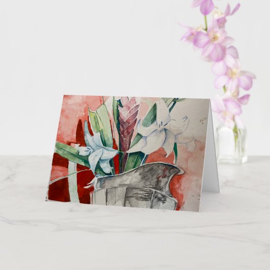 Pitcher Folie Wenskaart (Orchidee)