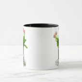 Pitcher met roze tulpen mok (Midden)