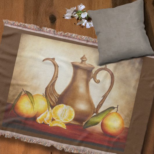 Pitcher met Sinaasappels Deken
