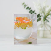 Pitcher met water en vruchten briefkaart (Staand voorkant)
