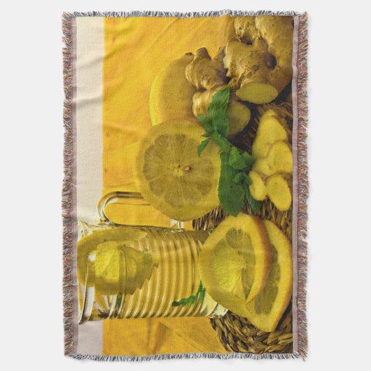 Pitcher of Lemon Tea Deken (Voorkant Verticaal)