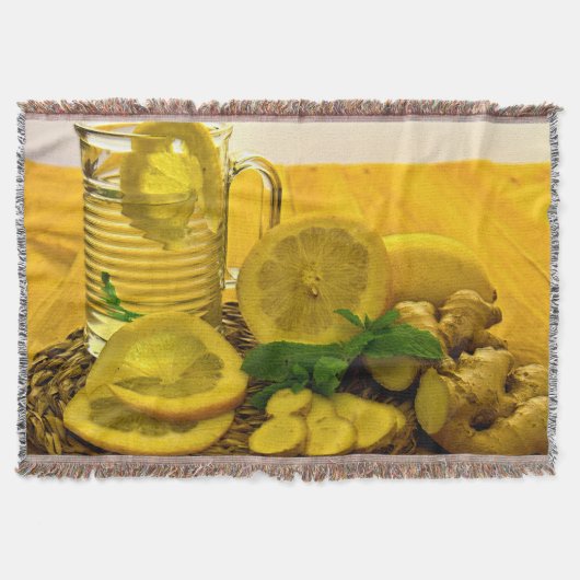 Pitcher of Lemon Tea Deken (Voorkant)