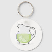 Pitcher of Limoen Juice Sleutelhanger (Achterkant)